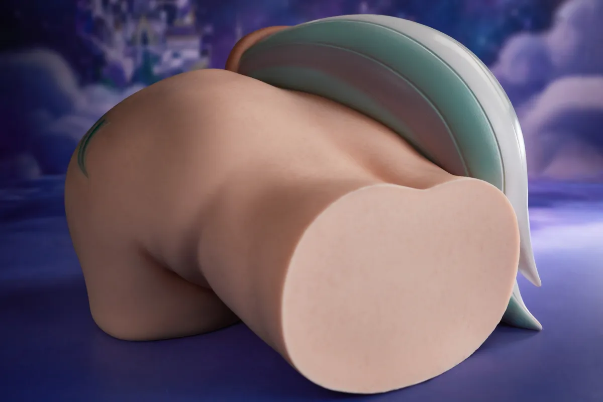28cm (11.02in) No-Cup Gel butt Silicone Sex Doll PA-Razor, No Head